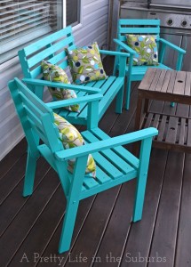 záhradné stoličky